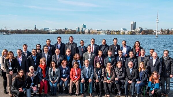 Group picture of AGYA member at the Annual Conference 2017 in Hamburg
