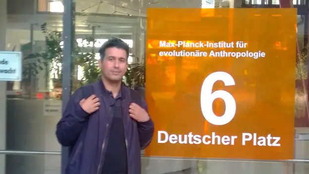 Hamza Dallali, PostDoc and Geneticist, Institut Pasteur de Tunis, Tunisia, at his research visit at Max Planck Institute for Evolutionary Anthropology, Leipzig, Germany