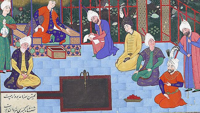 Illumination of Shahnameh attributed to Muzaffar 'Ali