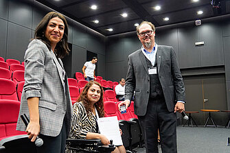 Former AGYA Co-Presidents Zeina Hobaika and Jan Friesen