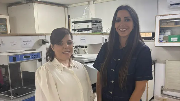 Nada El Darra with Suhair Sunoqrot, AGYA Alumna, Amman, Jordan