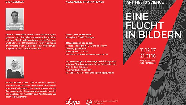 Flyer Flucht in Bildern