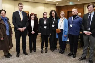 German Ambassador to Jordan with AGYA members and members of the Berlin office