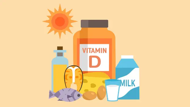Graphic of vitamin d sources