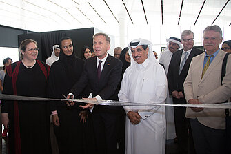 Exhibition Opening Arab and German Tales in Qatar
