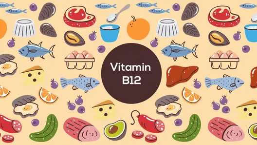 graphic of vitamin b 12 sources