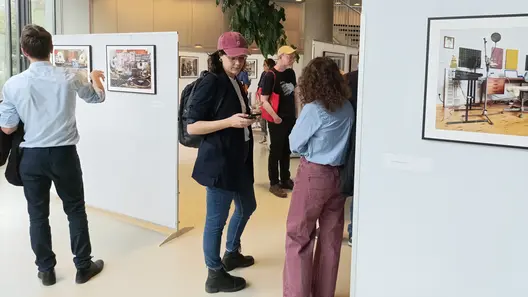 Exhibition visitors