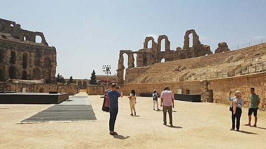 The trip to the Amphitheater of El Jem