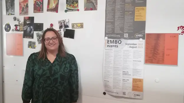 Haifa Jmel, PostDoc and Geneticist, Institut Pasteur de Tunis, Tunisia, at his research visit at Max Planck Institute for Evolutionary Anthropology, Leipzig, Germany