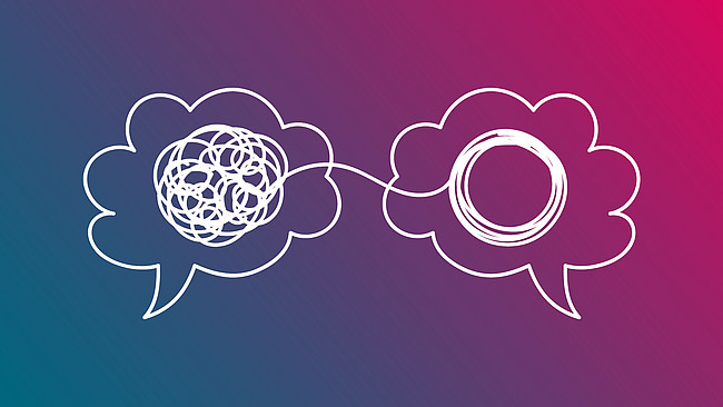 Speech bubbles visual