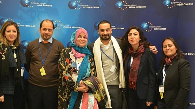 AGYA members in Brussels
