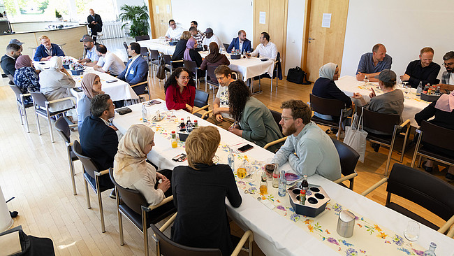 People sitting at desks